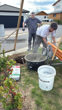 Christian Häberle und Boris Bayer beim Einsatz